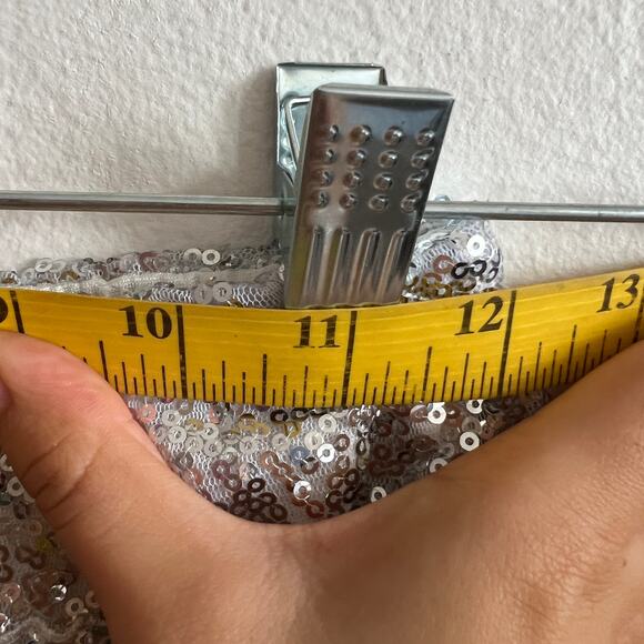 Sequin‎ Micro Mini Shorts, Festival Clubwear Rave Glam Medium 2000s Y2K - Picture 3 of 7